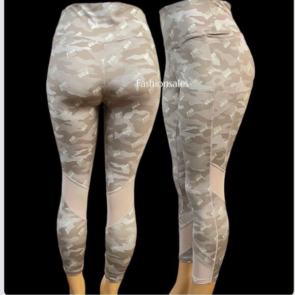 Victorias Secret Pink Active Ultimate High Waist Sport legging polar gray Large - Picture 1 of 4